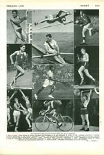 Document ancien sports issu du