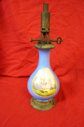 Lampe petrole faience - petrole, en