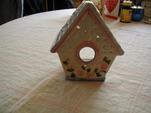 New ceramic tea - new, candle
