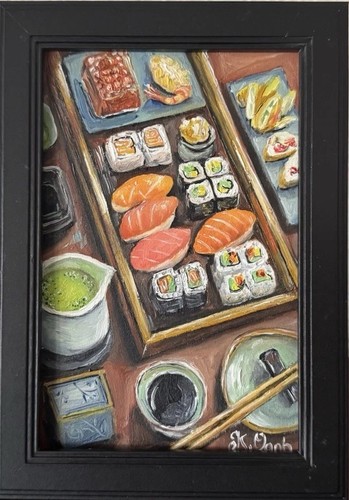 Original oil painting still - oil,