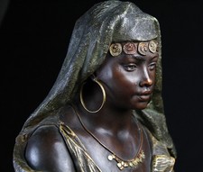 Buste / sculpture de Nubienne