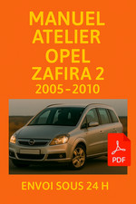 Manuel Atelier Opel Zafira 2 2005-2010 RTA Revue Technique Auto CD PDF