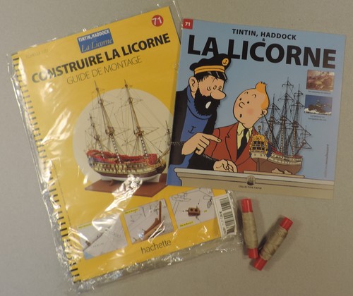 Tintin construire licorne - la,
