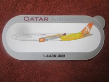 AUTOCOLLANT STICKER AUFKLEBER AIRBUS A330-300 QATAR AIRWAYS AIRLINE
