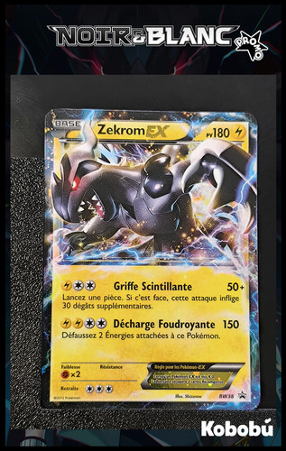 Carte pokémon zekrom bw38 - carte, ex