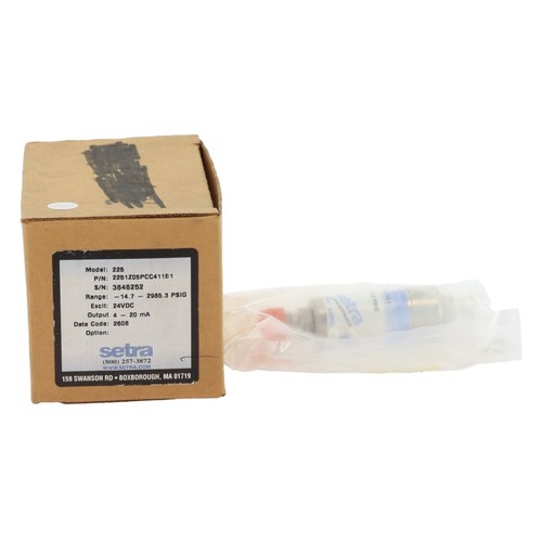 Setra inlet pressure - inlet,