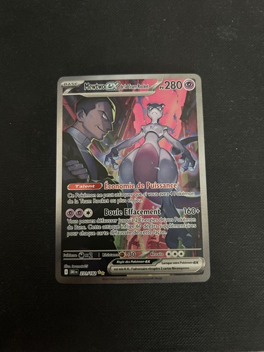 Carte pokémon mewtwo ex - mewtwo,
