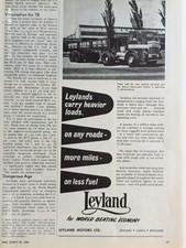LEYLAND vintage Print Ad !! " Good TRACTORS "