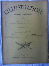 HEBDOMADAIRE L ILLUSTRATION N°2835 DU 26 JUIN 1897