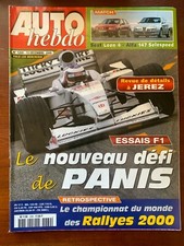AUTO HEBDO 13/12/2000; Match Seat Leon 4 et Alfa 147 Selespeed/ Panis le défi