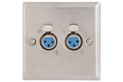 Plaque murale prises xlr 3 - 2,