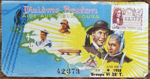 Billet loterie nationale - billet, de