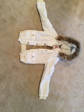 Justice White Hooded Jacket