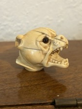 Pommeau canne tête de chien