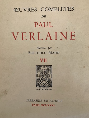 Verlaine illustré par mahn - verlaine,