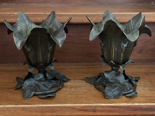 Paire de rares vases Art