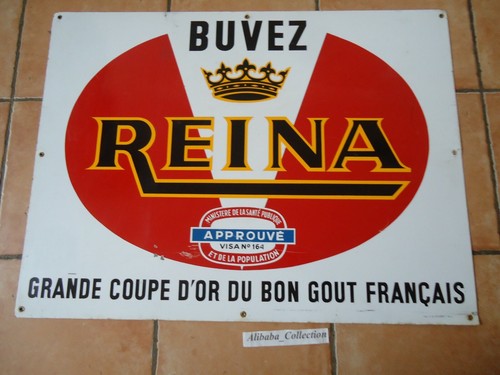 Ancienne plaque tole limonade - ancienne,