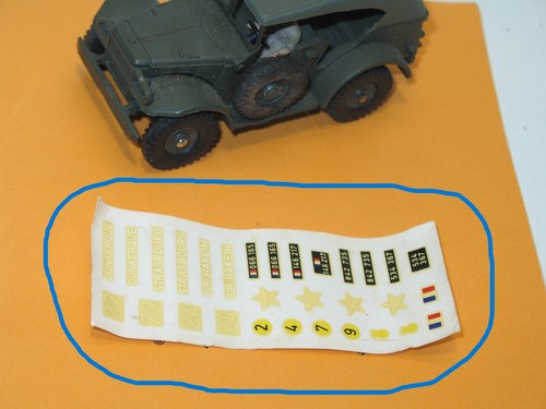 Dinky toys original - original, planche
