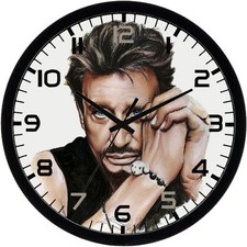 Pendule murale johnny hallyday - pendule,