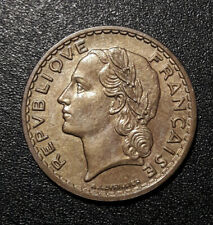 Superbe 5 Francs LAVRILLIER  Bronze-aluminium 1940 SPL