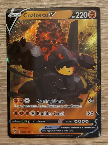 Carte pokemon tcg coalossal - carte,