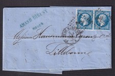 Lettre (Rouen) avec losange