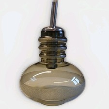 Suspension Verre Fumé Vintage Space Age Années 60/70