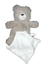 Doudou ours gris Mouchoir