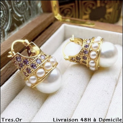 Boucles oreille perles - boucles, d'oreille