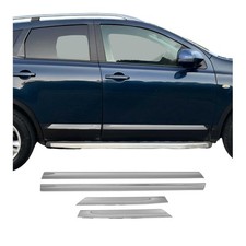 Garniture Baguette de porte latérale pour Nissan Qashqai 2006-2014 inox 4Pcs