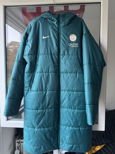 Manteau long kaki psg - long, nike