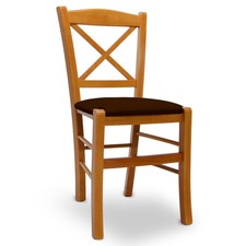 Chaise Venezia En Bois Cerise