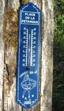 PLAQUE Emaillée THERMOMETRE