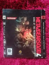 pochette jaquette carton de la boite metal gear solid 4 PS3 PAL FR EURO