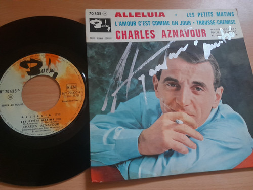 Charles aznavour autograph - mr,