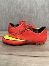Nike Homme Rare Mercurial Victory V FG 651632 690 Rouge Jaune Soccer Clea