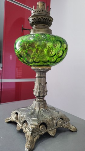 Ancienne lampe pétrole - lampe, à
