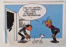 Gaston Lagaffe et Milou Carte