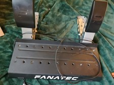 pedalier + pedale accelerateur + pedale frein : fanatec