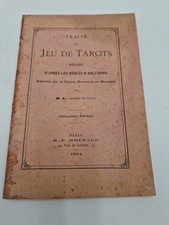 Livre traite jeu tarots - du,