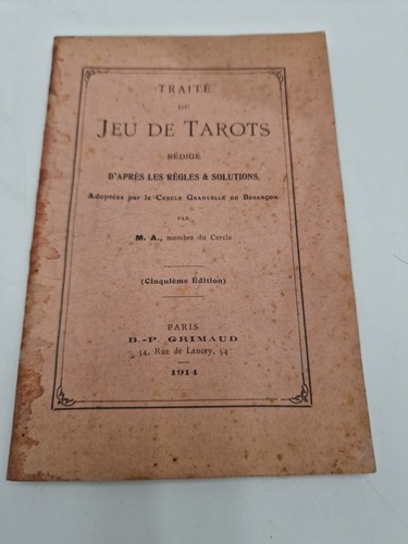 Livre traite jeu - jeu, de
