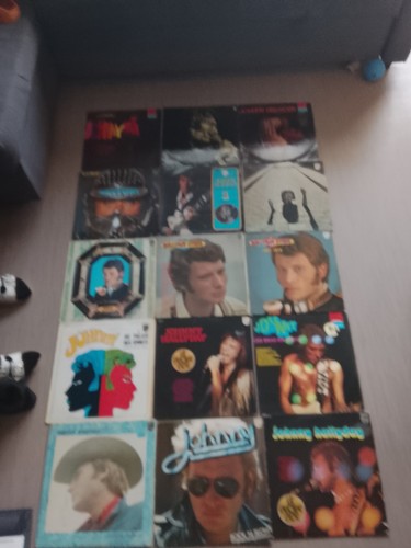 Johnny hallyday lot vinyles - hallyday,