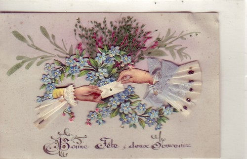Cpa fantaisie celluloïd - fantaisie,