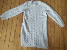 Robe 12 ans cyrillus beige laine