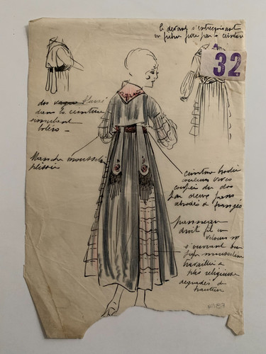 Dessin original costume - dessin,