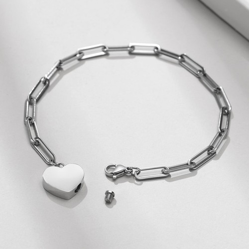 Coeur crémation bracelet - coeur,