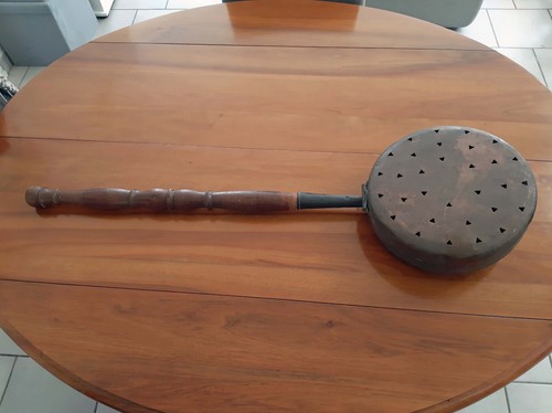 Bassinoire ancienne cuivre - bassinoire,