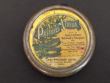 Boite échantillon de pastilles  Valda du poilu de 1914 - 1918 - 2,9 cm
