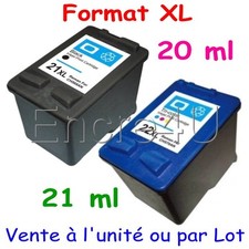 Cartouches d'encre compatibles HP DeskJet F 2278 2280 2288 ( HP 21 XL HP 22 XL )