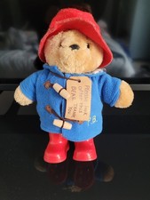 Peluche Collection Doudou Ours Paddington Bear Avec Bottes Rouges H25 Cm Env Tbe